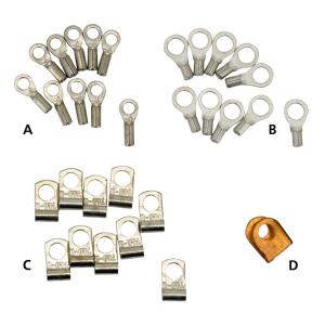10pck Ring terminal #6 for wiring (GB)