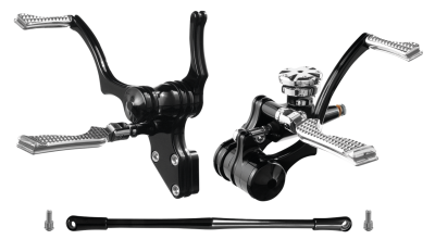 MINI DRIVERS PEGS KIT (4) ROUND CHROME