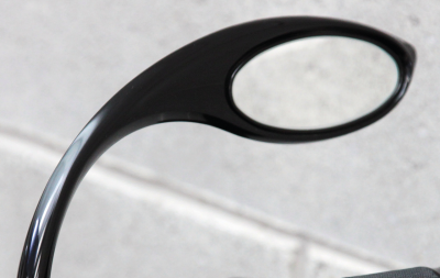 PEGASUS MIRROR RIGHT BLACK ANODIZED