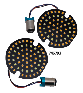 Turn Sig LED insert pancake 3" white hal (GB)
