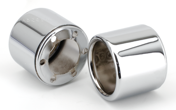 MCJ End Caps Royal 80 Straight Chrome (GB)