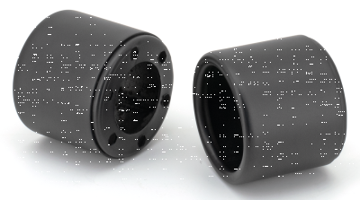 MCJ End Caps Royal 80 Straight Black (GB)