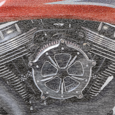 Billet p rod covers TC99-up Black/Machin (GB)