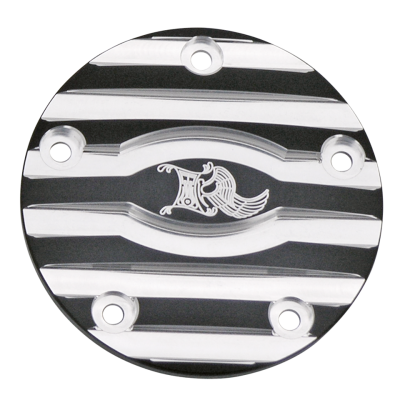 Point cover 5hole Black &MachineCut Ribb