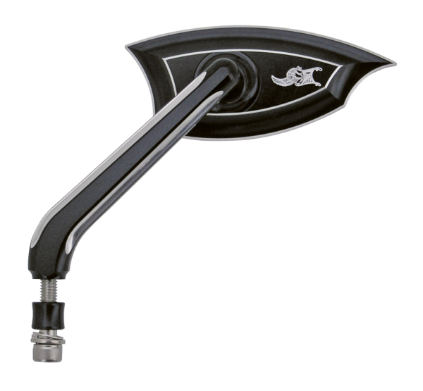 Vanquish Mirror Black&MachineCut Left (GB)