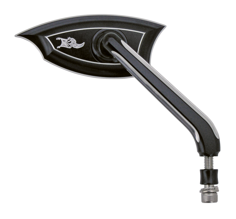 Vanquish Mirror Black&MachineCut Right (GB)