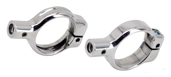 FORK MOUNT CLAMP KIT SIZE 49mm CHROMED (GB)