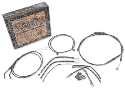 Cable kit black 14" bar XL07-13 (GB)