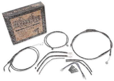 Cable kit black 12" bar XL96-03 (GB)