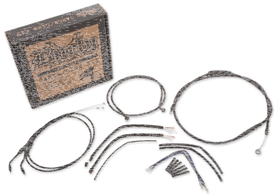 Cable kit black 12" bar XL04-06 (GB)