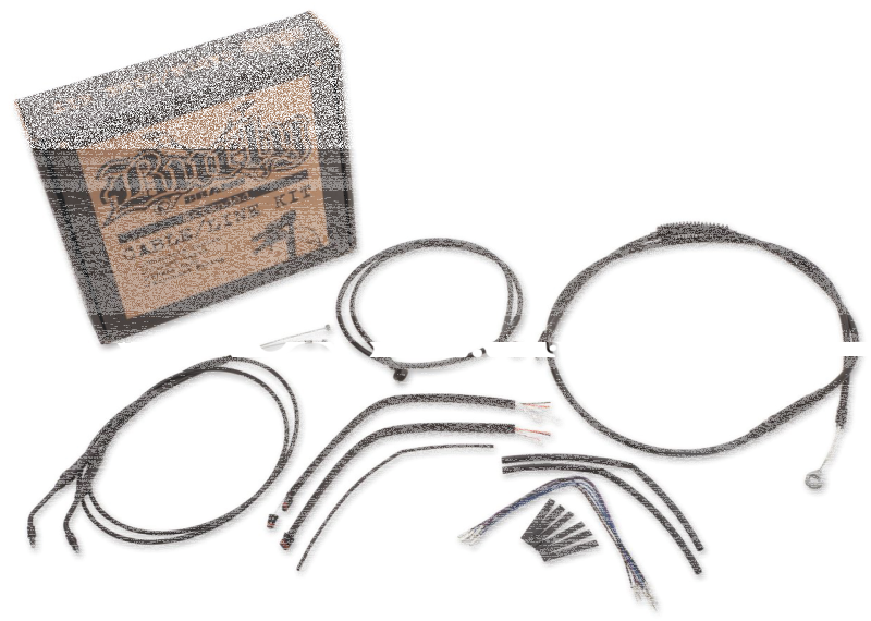 Cable kit black 12" bar XL07-13 (GB)