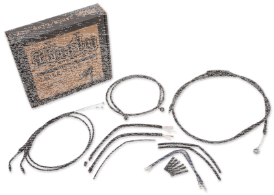 Cable kit black 12" bar XL07-13 (GB)
