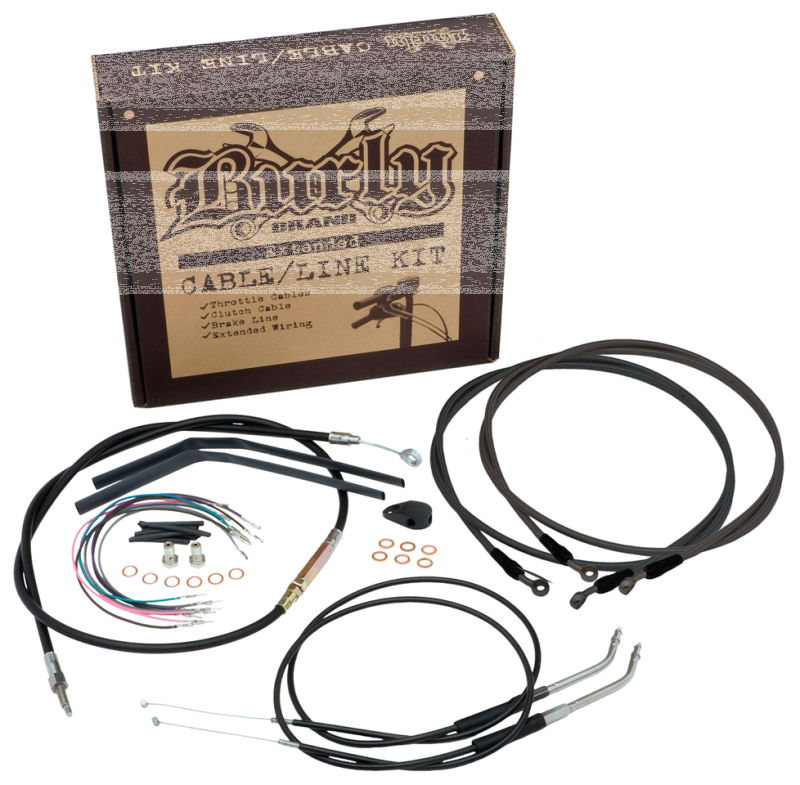 Cable kit black 16" bar no-ABS FXST11-12 (GB)