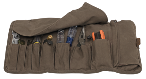 Burly Voyager Tool Roll Dark Oak