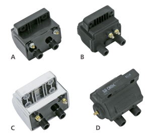 Ignition coil molded black 4 Ohm