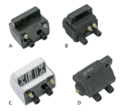 Ignition coil Chrome case 3 Ohm