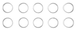 10PCK EXHAUST GASKET ALL MODEL CONICAL (GB)