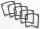 5PCK INSPECTION CVR GASKET FXR/FLT85-UP