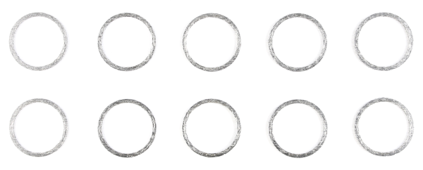 10PCK EVO RACE STYLE EXHAUST GASKET (GB)