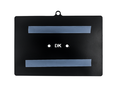 Blk License plate Denmark (GB)