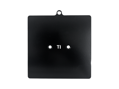 Blk License plate Italy