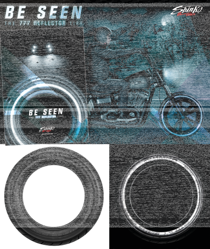 Shinko F777 reflector 100/90H-19 61H TL (GB)