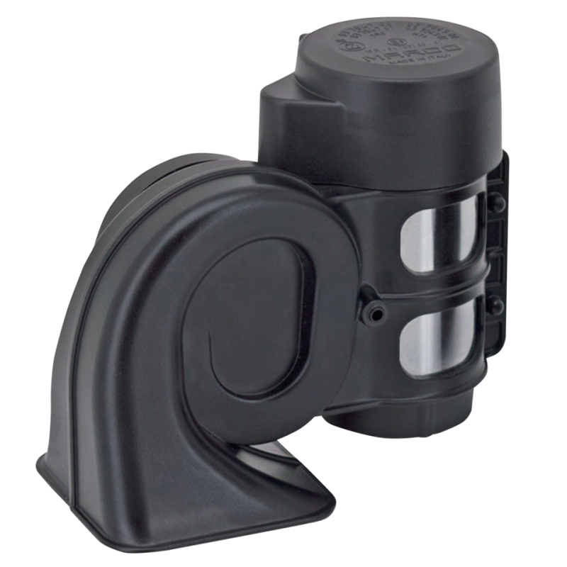 Blk Tornado 2tone horn w/internal compr. (GB)