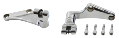 Rear Footpeg Mounts Chrome FXST86-06