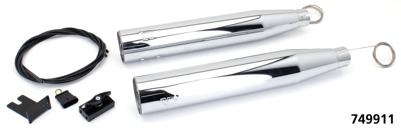 MCJ Royal Slip-Ons FLSTF07-16 Chrome (GB)