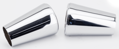 MCJ End Caps Royal 80 Tapered Chrome (GB)