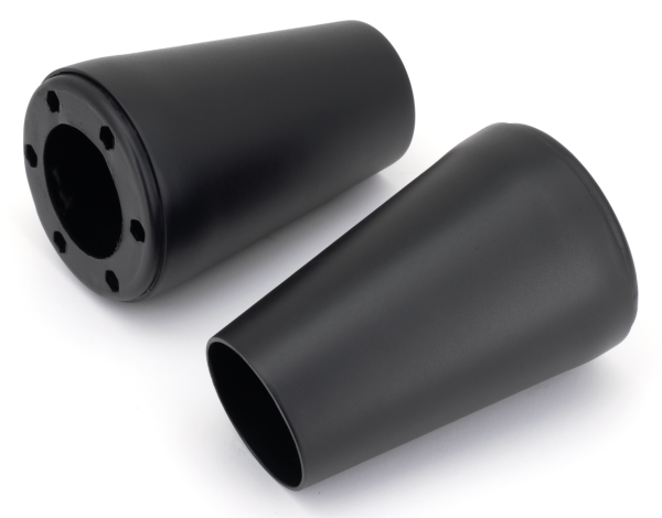 MCJ End Caps Royal 80 Tapered Black (GB)