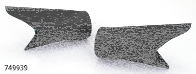 MCJ End Caps Royal 80 Fishtail Black (GB)