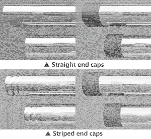 MCJ End Caps Edition 100 Straight Chrome (GB)