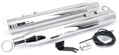 MCJ 100 Striped End Cap FLH/T17-21 Chr (GB)