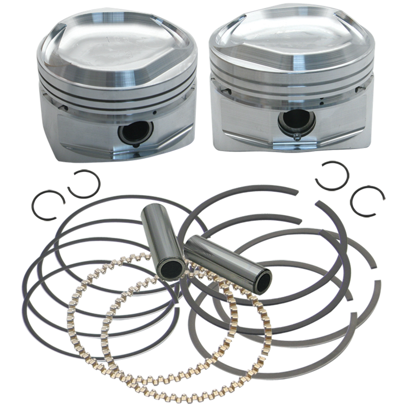 S&S 3.655" piston kit BT84-99 w/SS heads (GB)