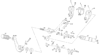 10pck ROLLER, DETENT ARM, 883/1200 (GB)