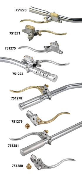 Brass cable register only f/deluxe clutc (GB)