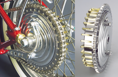 K-Tech rear Drum brake w/brass fins (GB)