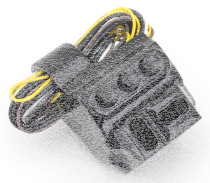 PM Black 5 button housing Cable clutch (GB)