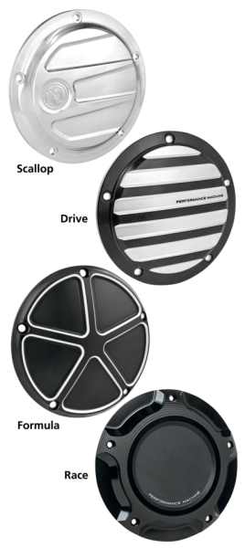 PM Scallop Derby cover Chrome 5-hole (GB)