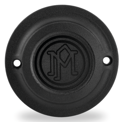 PM Scallop ignition cover 2-hole BlackOp (GB)