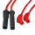 Sumax FLH/T17-UP 8mm red spiro plugwires (GB)