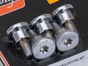Colony chrome single disc rotor bolts (GB)