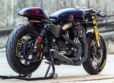 2Bros XL14-up 2-1 BLK CF Race Exhaust (GB)