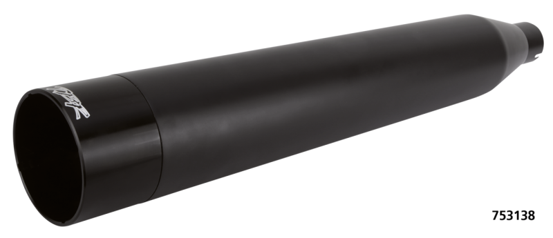 2Bros FLH/T17-up Blk w/ Blk Alu end Cap (GB)