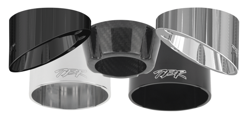 Polish slash-cut alu end cap only Tourin (GB)
