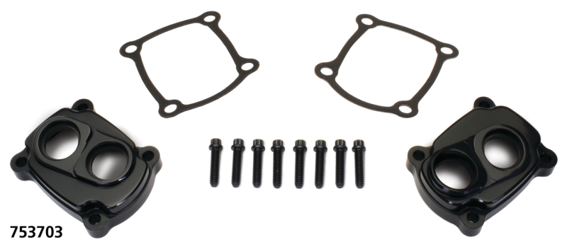 Jims ME17-UP black tappet covers (GB)