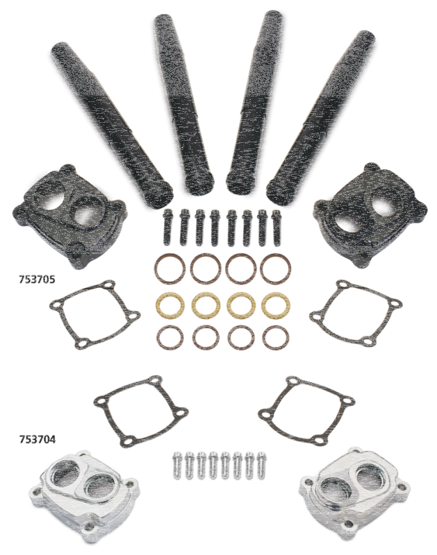 ME17-UP Blk tappet and pushrod cover set (GB)