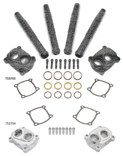ME17-UP Blk tappet and pushrod cover set (GB)