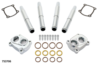 ME17-UP Chr tappet and pushrod cover set (GB)